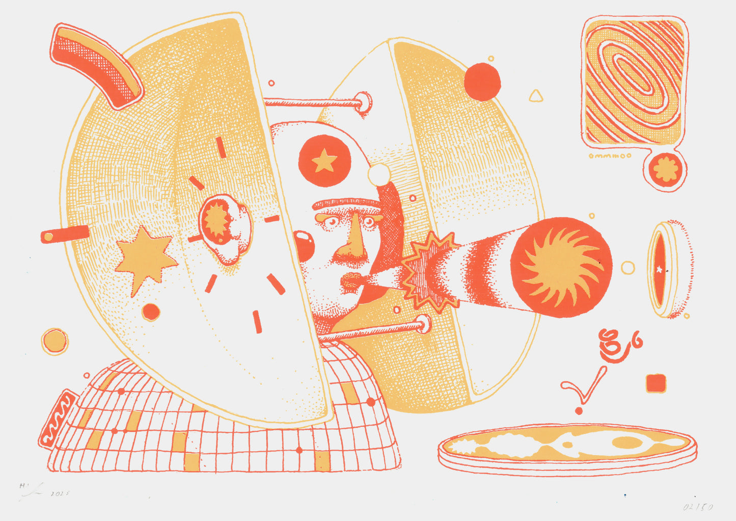 Untitled Personal Work #1 • A4 Screenprint
