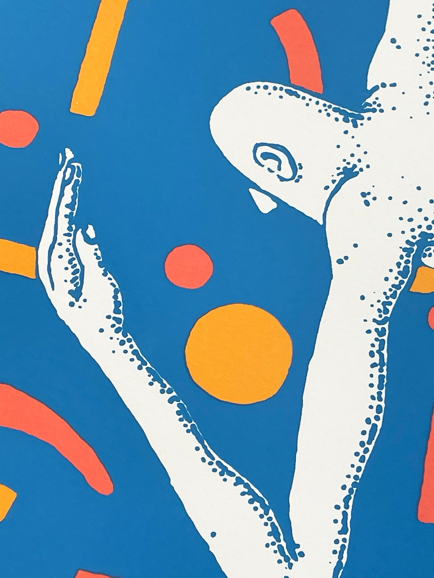 "Softboy In Space" • 3-Color screenprint (50x60cm)