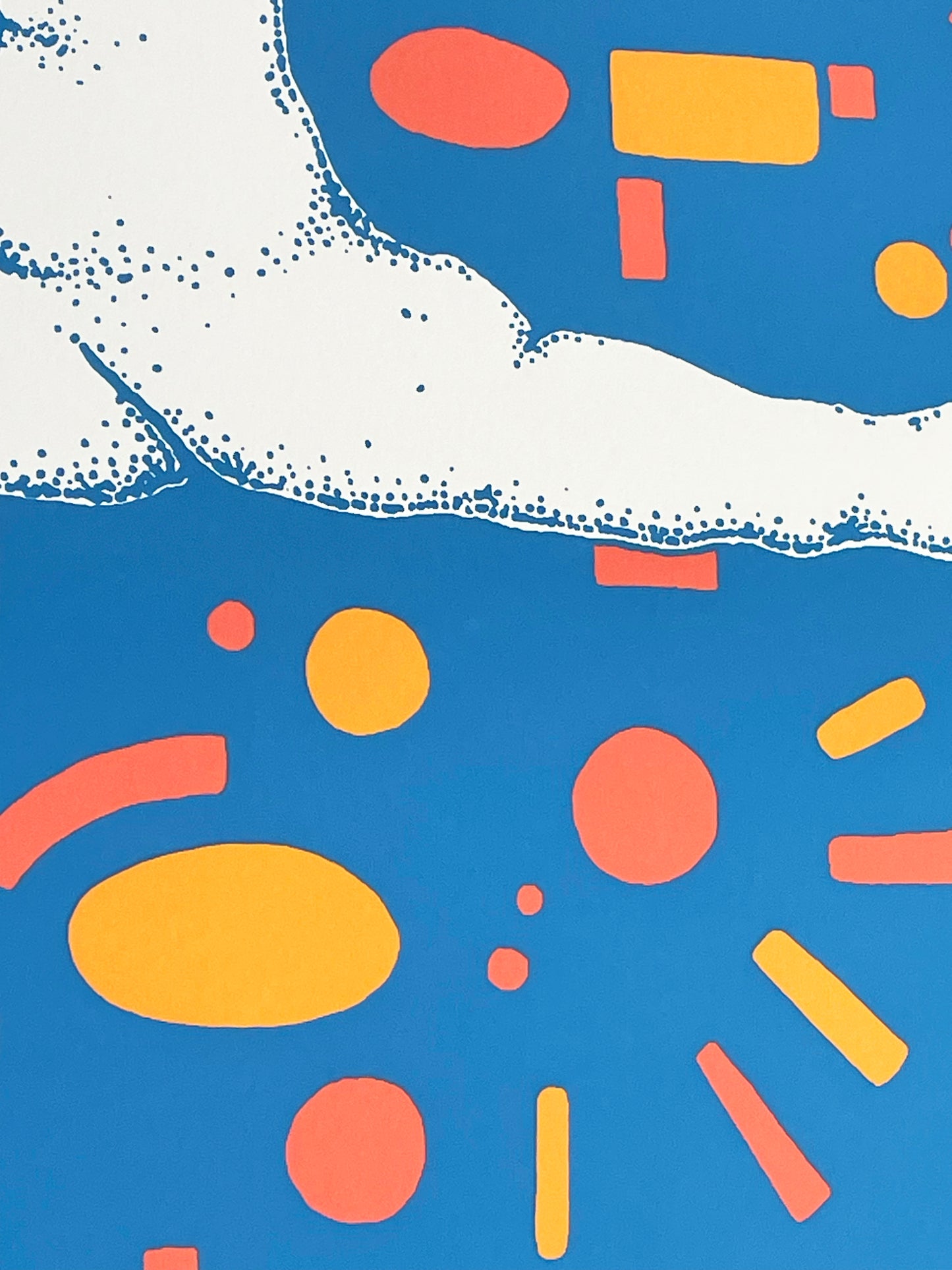 "Softboy In Space" • 3-Color screenprint (50x60cm)