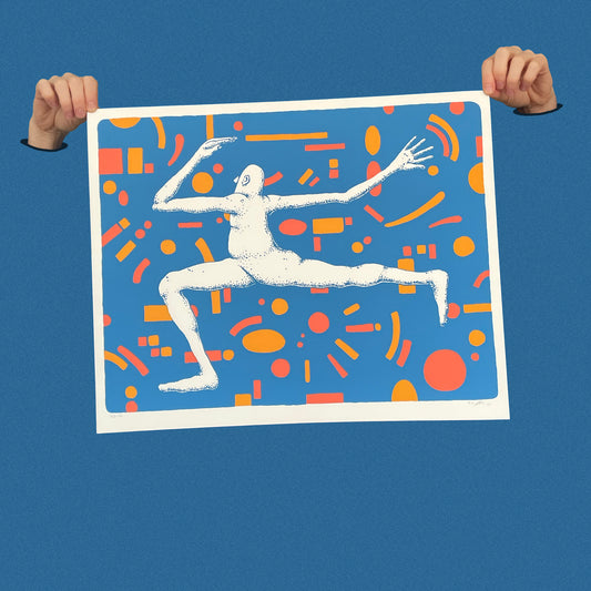 "Softboy In Space" • 3-Color screenprint (50x60cm)